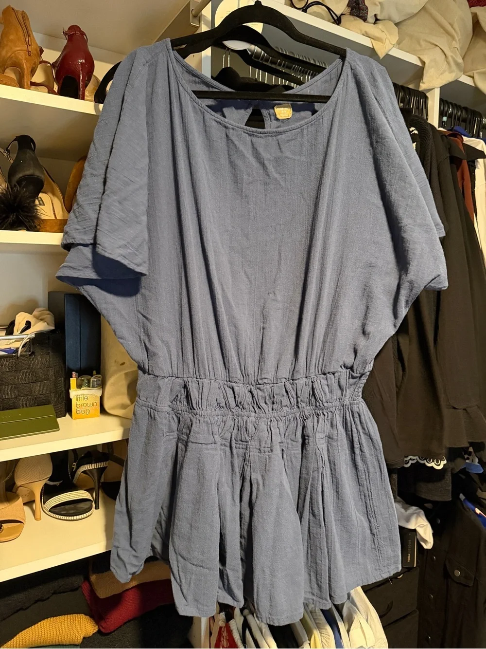 Free People Short Sleeve Mini Dress